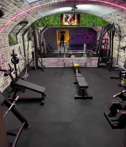 Gumeni pod puzle - crna